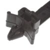Push Mount Cable Ties 155 x 3.5mm Black